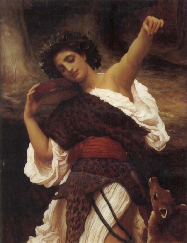 Frederick Leighton The Tambourine Player France oil painting art